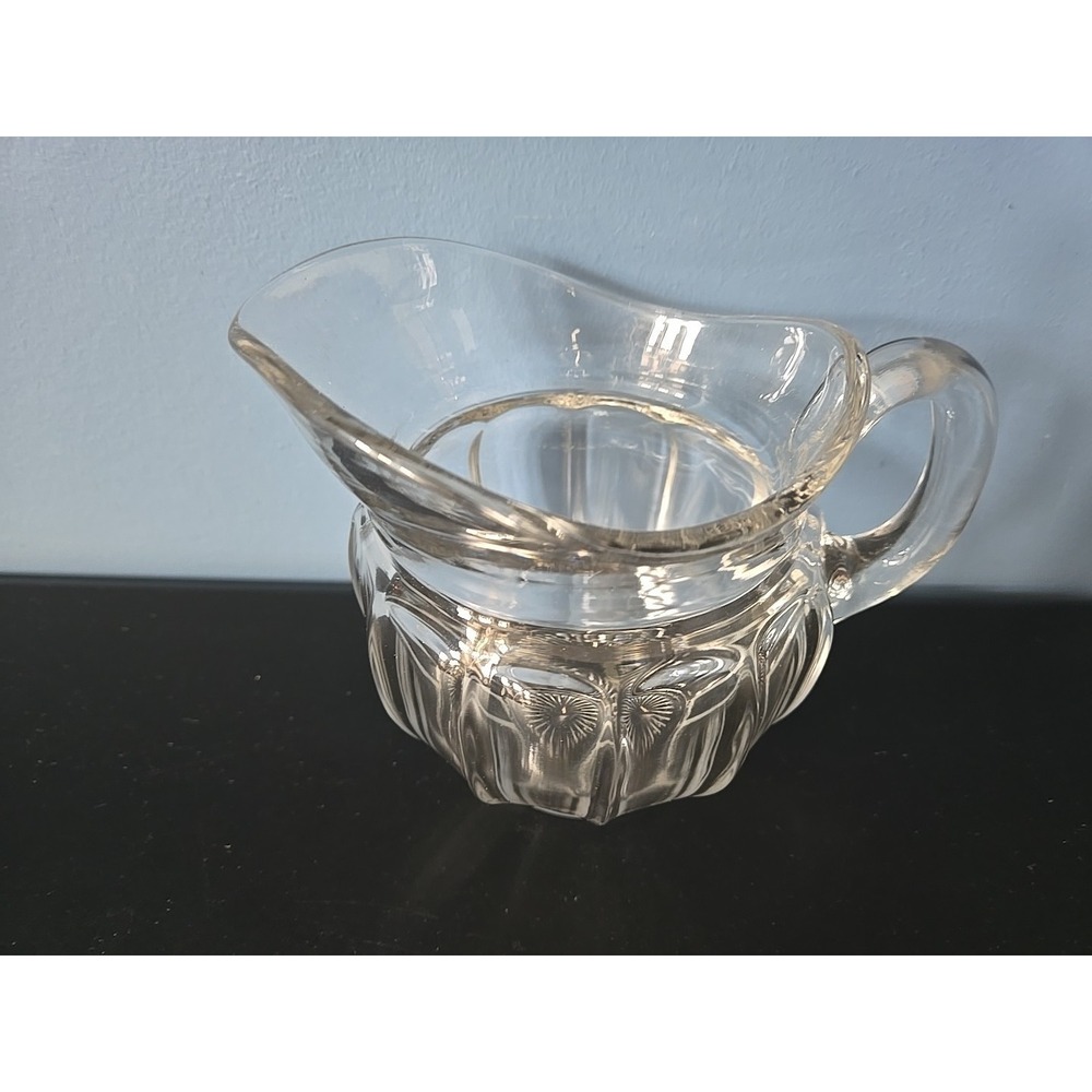 VINTAGE HEISEY‎ COLONY PATTERN SMALL PITCHER  32oz, 5 1/4"H